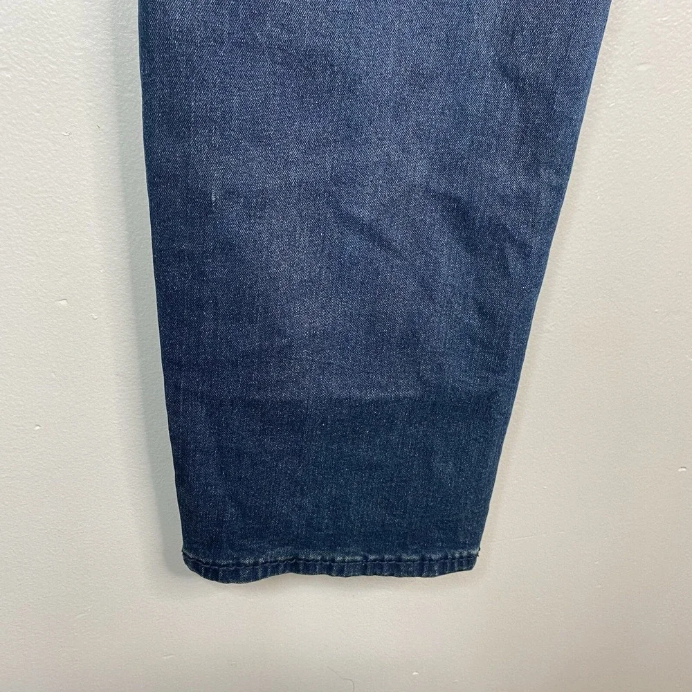 TRUE RELIGION Geno Relaxed Slim Jeans Men's Size 40x31‎ Dark Wash Denim (Flaw)